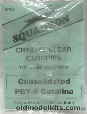 Squadron 1/72 Consolidated PBY-5 Catalina Squadron Replacement Canopy Set, 9162 plastic model kit